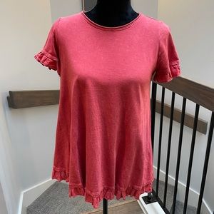 Altar’d State Ruffle Tee ❣️